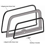 Omix-Ada 12304.08 Weatherstrip, Rear Lift-Gate Glass, 1987-95 Jeep Wrangler YJ