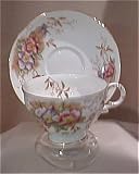 Adderley H882 Pink Roses Cup and Saucer