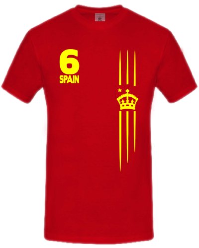 FUSSBALL WM 2014 – SPANIEN FANSHIRT 3211(K-R) Gr. 134/146