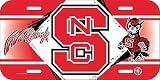 North Carolina State Wolfpack NCAA Plastic License Plate