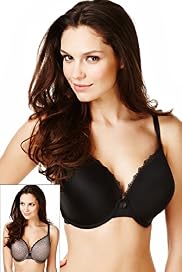 2 Pack Mesh Plunge T-shirt DD-G Bras