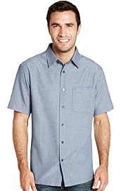 Modal Blend Soft Short Sleeve Checked Shirt