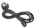 Max Value UK Mains to IEC (C13) Lead, 1.8 Mtr, Black