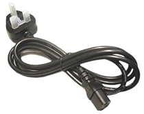 Max Value UK Mains to IEC (C13) Lead, 1.8 Mtr, Black