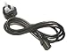 Electronics : Max Value UK Mains to IEC (C13) Lead, 1.8 Mtr, Black