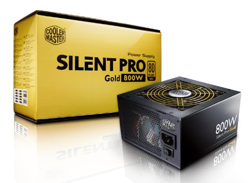 Cooler Master Silent Pro Gold 800W 80 PLUS Gold Power Supply with Modular Cables (RS800-80GAD3-US)