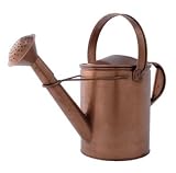 WATERING CAN 18th Century Replica 15H Copper Finish Steel 1.5 Gal
