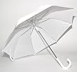White Automatic Open Umbrella - Wedding Bridal