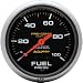 Auto Meter | 5412 2 5/8 Pro-Comp - Fuel Pressure Gauge - Mechanical - Liquid Filled - 0-100 PSI