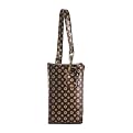 Fashion Cell Phone Case - Brown/ Gold