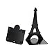 1pair Black Iron Tower Nonskid Bookends Book Rack Book Organizer Bookend Art