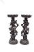 Bronze Dragon Candle Holder Pair