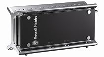 Russell Hobbs 2 slice Black Glass Toaster 14356