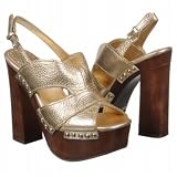 BCBGeneration Women's Blend Platform Sandal,Gold,8.5 M US