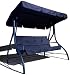 Strathwood Three Seater Swing, Navy Blue