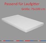 Produkt-Bild: Laufgittermatratze | Matratze | Schaumstoffmatratze | passend f&uuml;r Laufgitter mit der Gr&ouml;&szlig;e: 100x75 cm