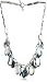 Nine West Swirling Prints Swirl Prints Silver-Tone Blue Shaky Necklace
