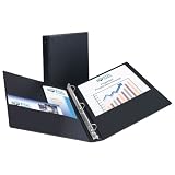 Avery Economy Binder with 1-Inch Round Ring, Black (3301)