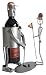 Golfer Putting with Caddy Wine Bottle Holder 6164-LI