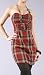 KARLA Strapless Plaid Dress