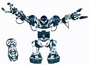 Joker 8083 - Roboter Robosapien V1 silber, 35cm, 67 Funktionen