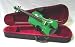 Crystalcello MV450GR 4/4 Size Violin with Carrying Case + Bow + Accessories- Green Color