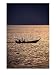 Boat at Dusk, Perak, Malaysia Transportation Photographic Poster Print by John Borthwick, 18x24