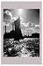 Ships / Boats sail past Battersea Power Station on the Thames, 1945 - 1950 Art Poster Print, 20x24