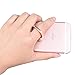 Creaker Zinc Alloy & PC Cell Phone Ring Stand & Holder for iPhone & Android Mobile Phones/ iPad/ iPod/ Tablet (Rose Gold)