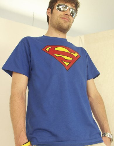 Childrens Toyshop  Third Party New : SUPERMAN: LOGO - Shirt Gr. M