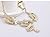 Snowman Lee Modern Abstract Art Style Mirror Finish Figaro Chain Pendant Statement Necklace