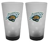 Jacksonville Jaguars Frosted Pint Glass (16-Ounce, Set of 2)