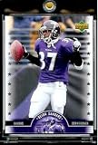 2005 Upper Deck Legends Deion Sanders Baltimore Ravens Football Card #18 - Mint Condition - In Protective Display Case !!