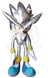 41W6dGtruOL. SL160  Sonic the Hedgehog 13 Silver Metal Sonic Plush Figure