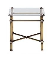 Antique Brass Collection Side Table