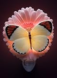 Review Ibis and Orchid Designs  / Ibis Night Lights Orange Tip Butterfly on Gerber Daisy