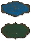 Movers & Shapers Magnetic Die 2-Pack Set By Tim Holtz: Mini Labels