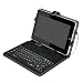 10.2" Leather Case with Keyboard and Stylus Pen for ePad and SuperPad (BLACK)