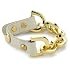 Leslie Danzis White Leather Adj