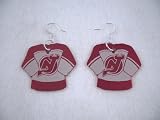 Trenton Devils Hockey Jersey Earrings