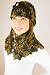 Handmade Pure Chilean Wool Neck Warmer and Hat Set - Winter Grass (100% Crocheted By Hand/one-of-a-kind)