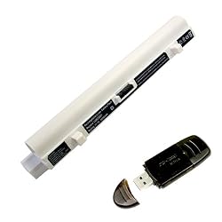 IBM Lenovo IdeaPad S9 S10 series Replacement Battery fits L08C3B21 TF83700068D 1BTIZZZ0LV1 LB121000713-A00-088I-C-OOKO series Laptop w/ a USB 2.0 SD Card Reader as a free gift 5200mAh 6 Cells