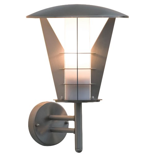 Konstsmide Livorno 7343-000 Wandleuchte (B: 25cm T: 25cm H: 33cm, 1xPL11W, IP44) rostfreie Preisvergleich