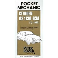 Pocket Mechanic for Citroen GS 1130 and GSA