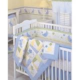 Moon and Stars 9-Piece Baby Crib Bedding Set