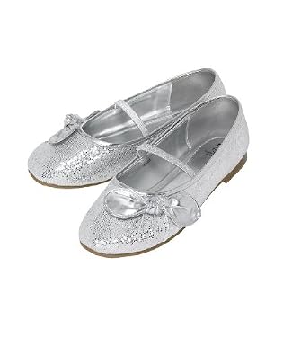 Silver glitter shoes KidsSize7
