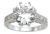 925 Sterling Silver Brilliant Cut CZ Ring