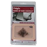 【数量限定品】メイクアップヘアコンタクト　あごヒゲ　ダークブラウン