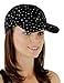 Glitzy Game Sequin Trim Baseball Cap for Ladies