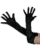 Fancy Dress Gloves | Velvet Gloves Black